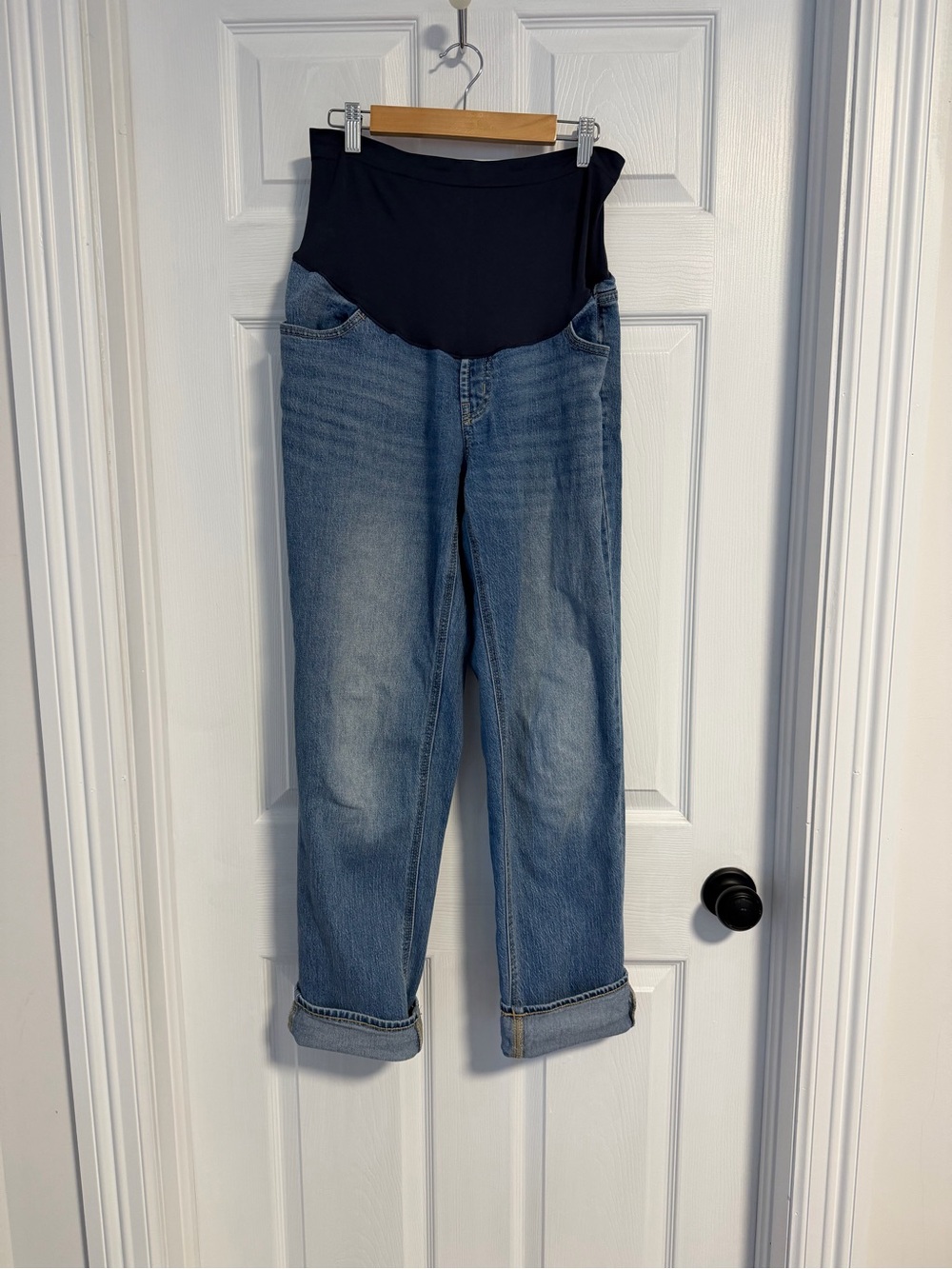Old Navy Maternity Boyfriend Jeans with Full Panel